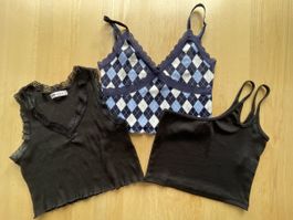 Lot de 3 hauts, taille S, bon état !