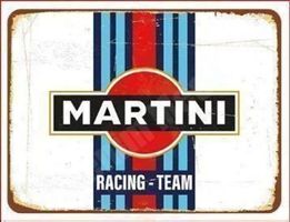 MARTINI Racing Team Blechschild. 30x20 cm. Gratis Lieferung!
