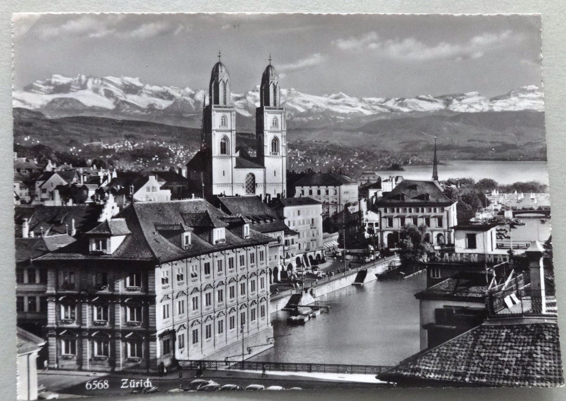 Cartoline postali: Zürich – Usato da Fétigny venduto da Billy2miny