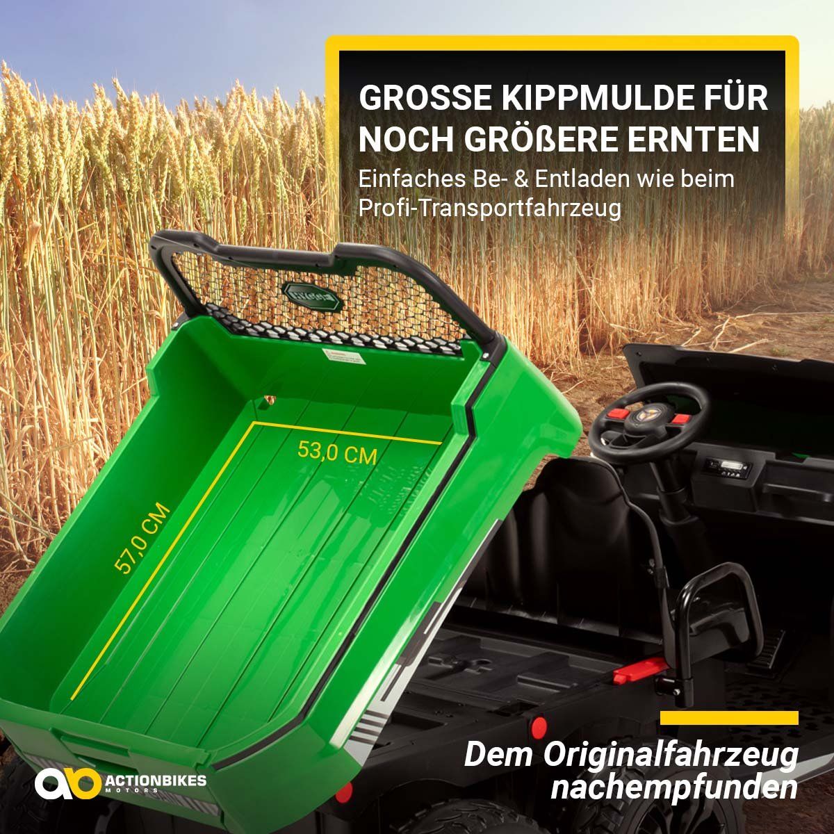 Veicoli per bambini: UTV-Kinder-Elektroauto A730 mit 6x4 Vierradantrieb, 2-Sitzer – Nuovo e nell'imballaggio originale da Cham venduto da G-Money_swiss 6