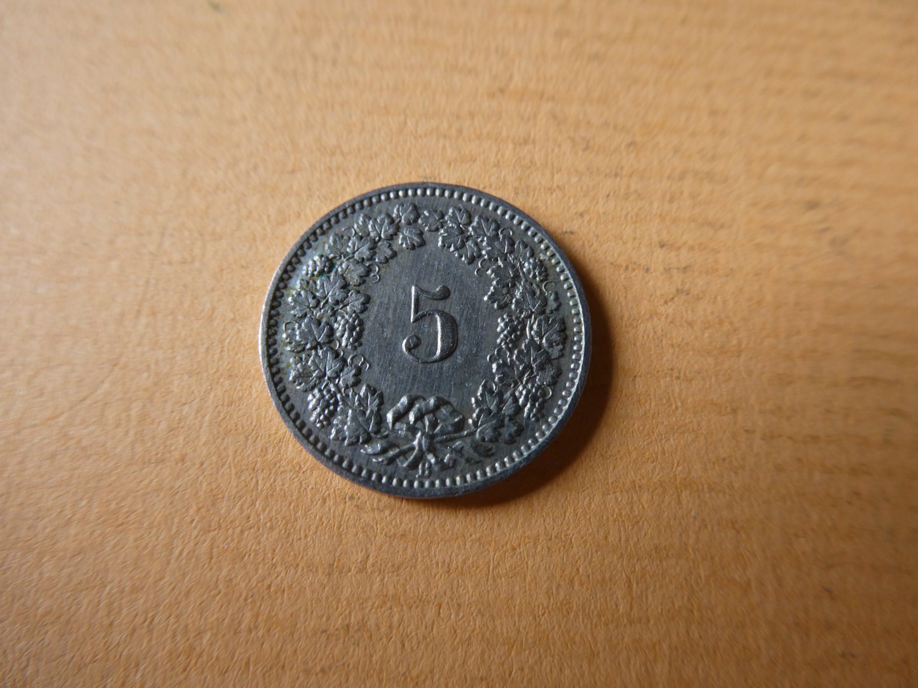 Tutti le monete: Schweiz 1889, 5 Rappen   RAR – Usato da Hinterforst venduto da Rohusri 1