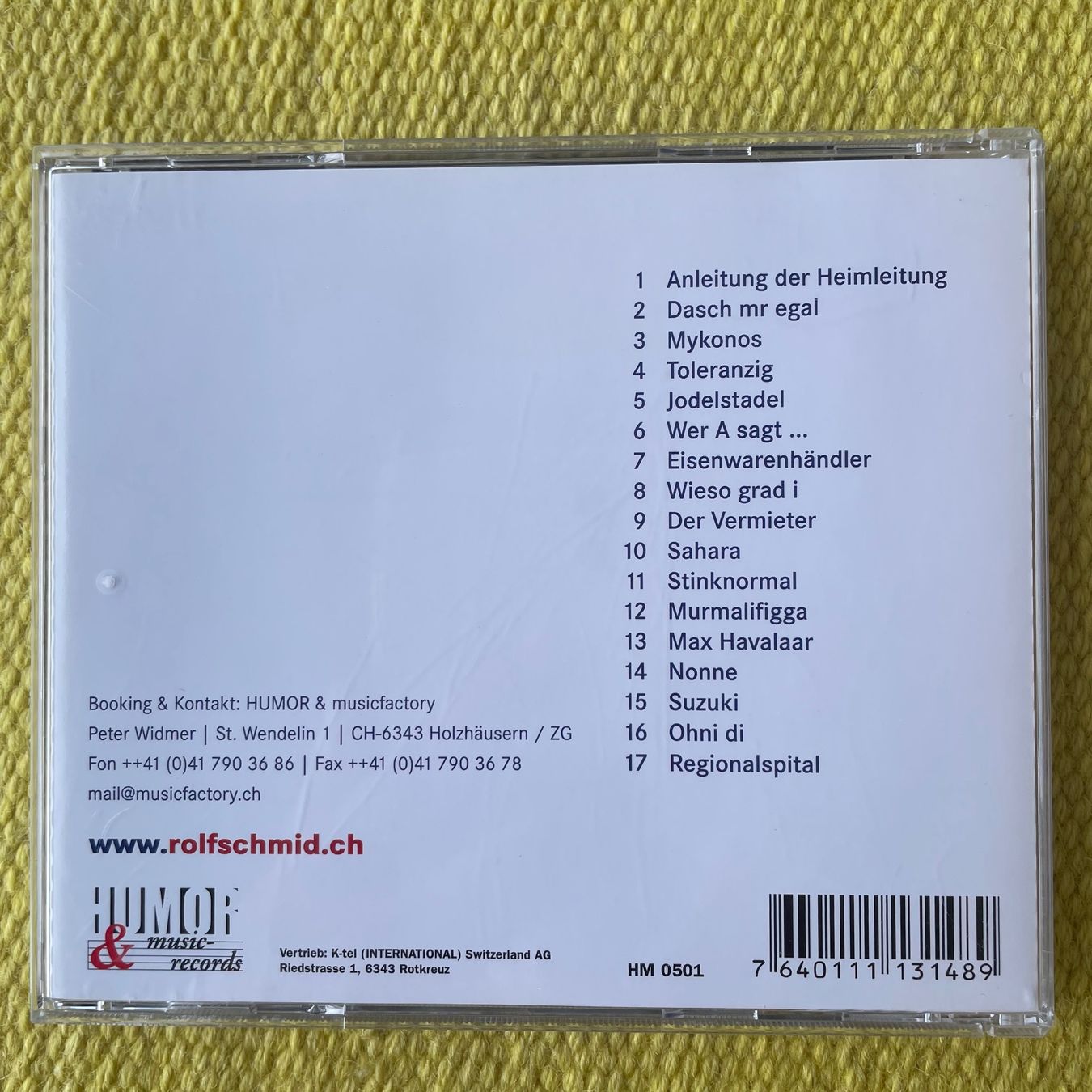 CD: ROLF SCHMID-DREHTDURCH – Usato da Rorschacherberg venduto da CD-Roli 1