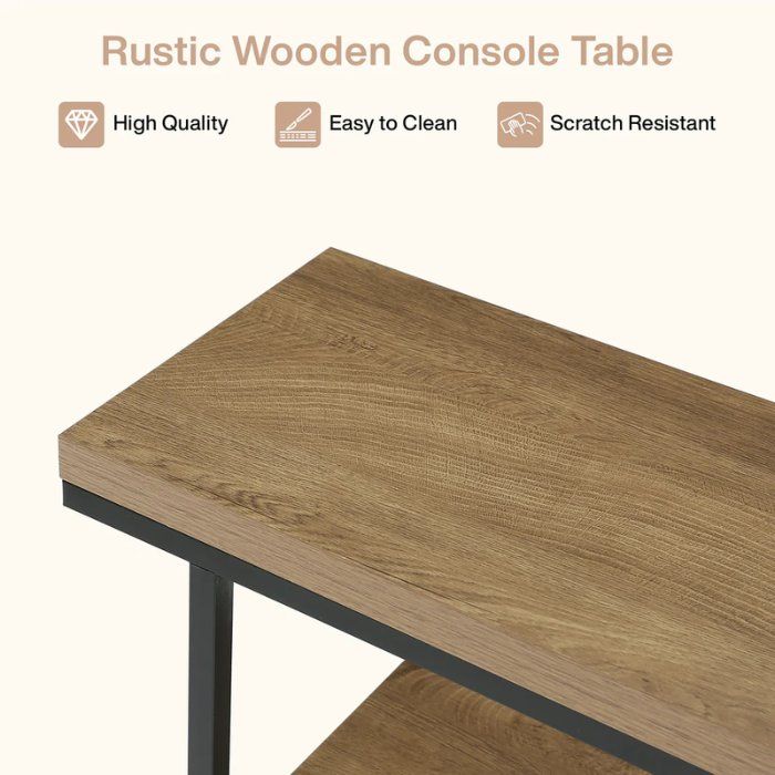 Tavoli: Konsolentisch 100cm 4 Ebenen Industrial – Nuovo e nell'imballaggio originale da Gretzenbach venduto da Genfi-Shop 5