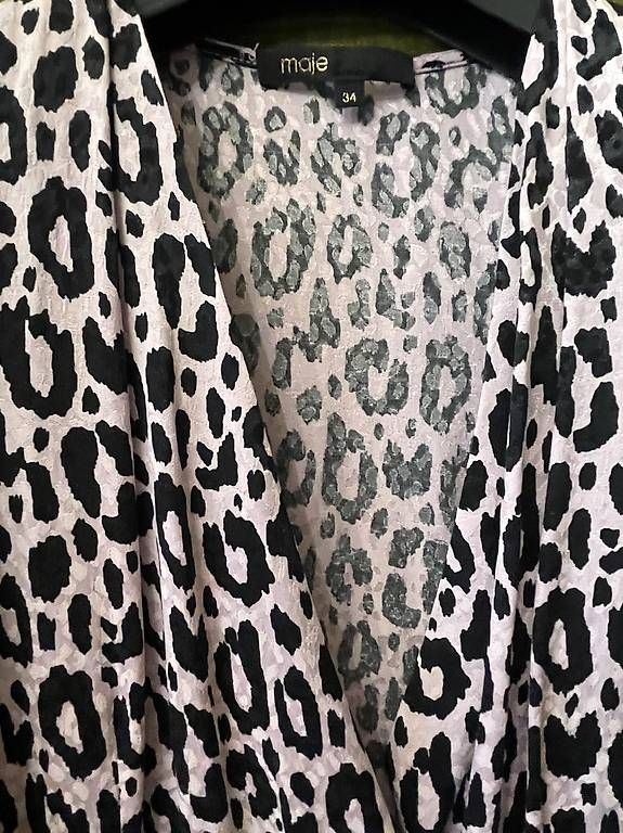 Maje Vestiti: MAJE pink leopard summer dress – Usato da Castagnola venduto da Car2X2N 1
