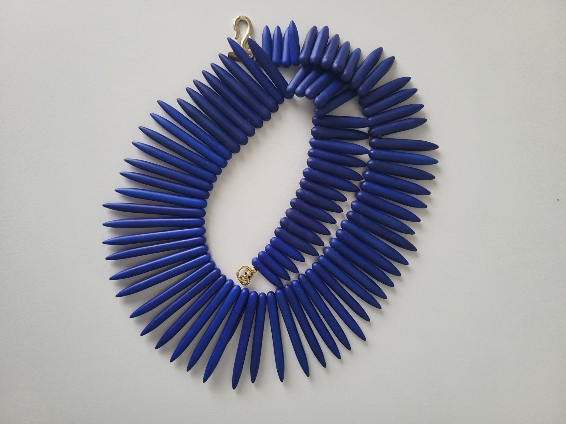 Ketten: Blaue Statement-Kette – Neu (gemäss Beschreibung) aus Zürich von sueth 2