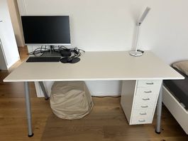 Schreibtisch weiss