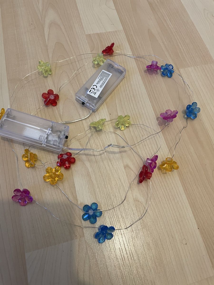 Ghirlande e barre luminose: 2 Blumenlichterketten – Nuovo (secondo la descrizione) da Langendorf venduto da PetLuna