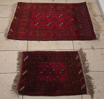 2 Schöner Handgeknüpfter Teppich 120x78cm70x50cm echte wolle