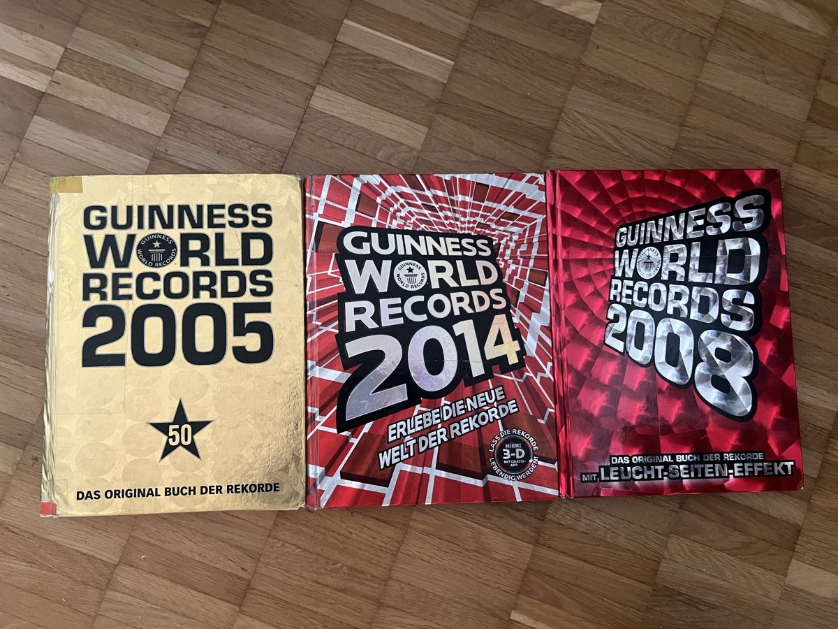 Libri: Guinness World Records Bände 2005, 2008, 2014 – Usato da Schlieren venduto da SB_LO