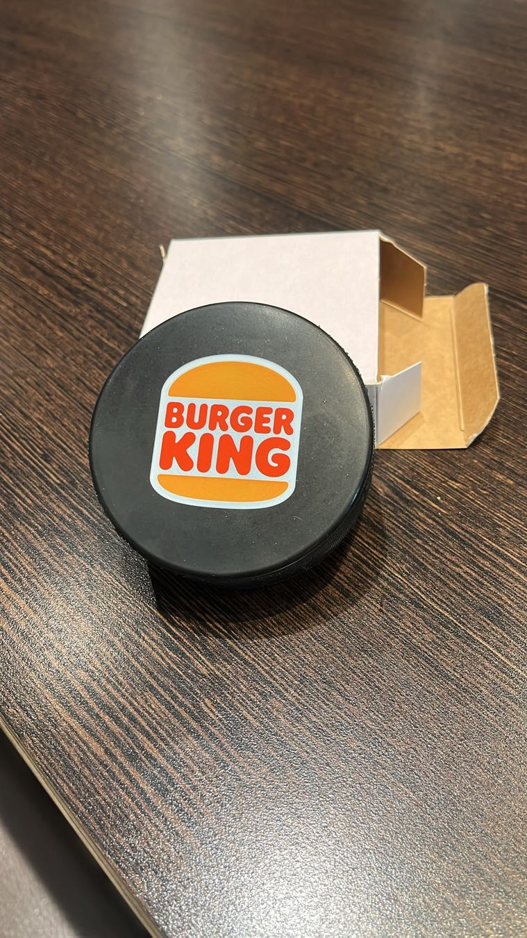 Palloni: Puck Burger King Arosa – Nuovo e nell'imballaggio originale da Sâles (Gruyère) venduto da cha_8mgm 1
