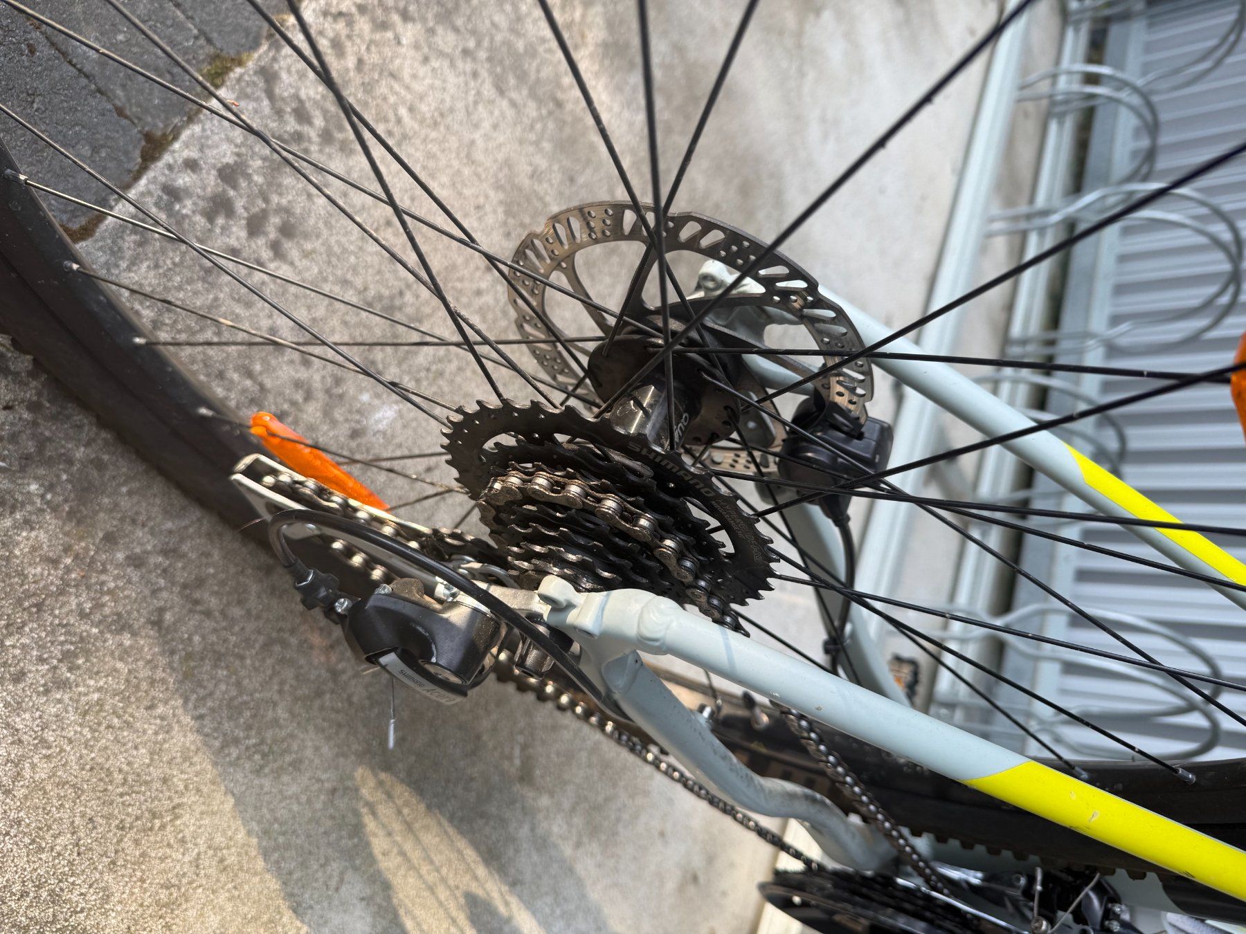 Biciclette: VTT Conway gris jaune taille M état comme neuf – Usato da Fribourg venduto da odandois 3