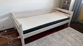 Flexa Kinderbett: 90x200, mit Matratze