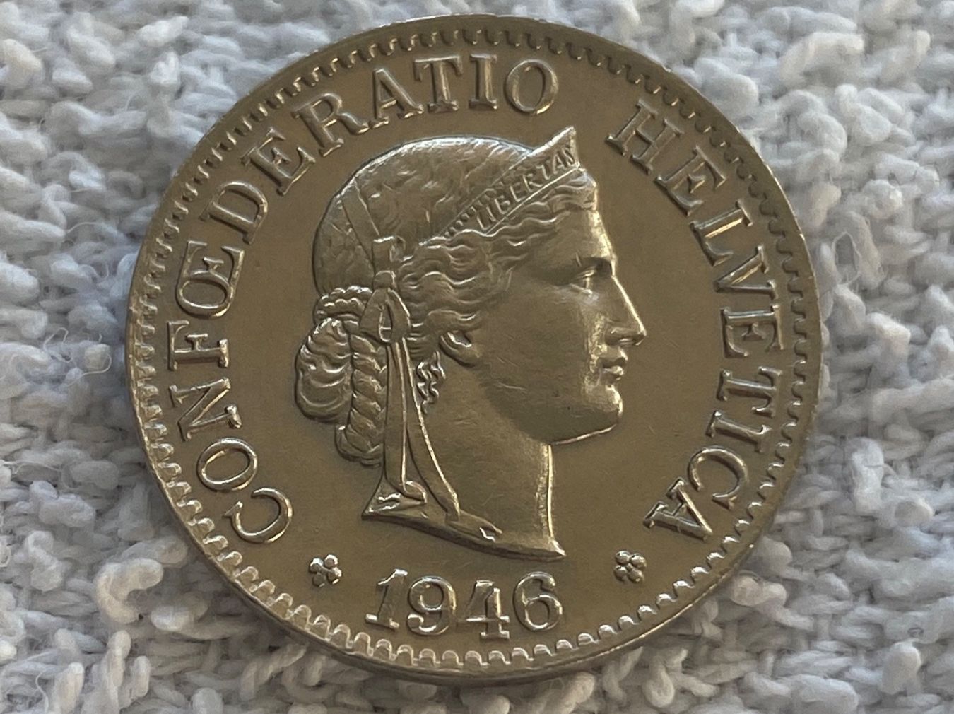 Tutti le monete: 10 centimes/rappen 1946 – Usato da Nyon venduto da Ilmi09