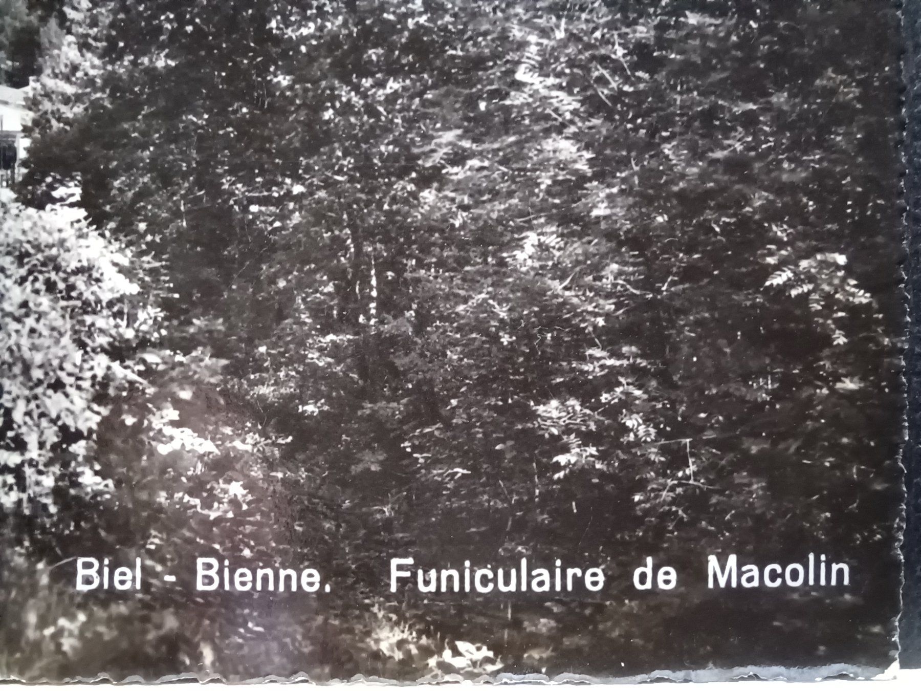 Cartoline postali: d 10498, Funiculaire de Macolin, Biel – Usato da Aarau Rohr venduto da mgvw 1