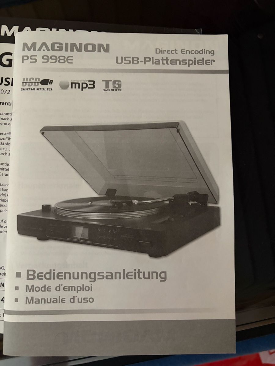 Giradischi: Mp3 Plattenspieler/ encoder – Usato da oftringen venduto da stouner1 5