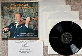 MOZART Sämtliche Violinkonzerte Szeryng 4 LP Box TOP ZUSTAND