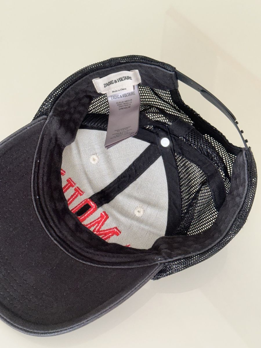 Zadig & Voltaire Copricapi, berretti & cappellini: Cap Zadig & Voltaire AMOUR Trucker Mesh Universal – Nuovo (secondo la descrizione) da Zürich venduto da Mona-L 2