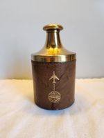Vintage Pan Am Messingdose Leder West Germany