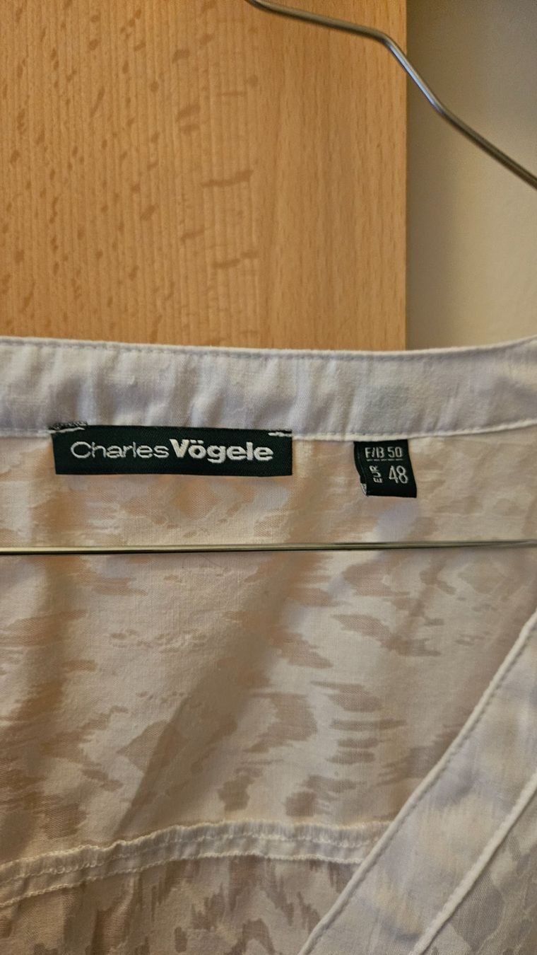 Chemisiers: Camicetta bianca Charles Vögele tg.48 misto cotone – D'occasion à Melano par H-Sara 1