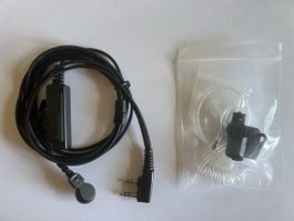 FBI-Set 2-Draht mit Spiralschlauch schwarz