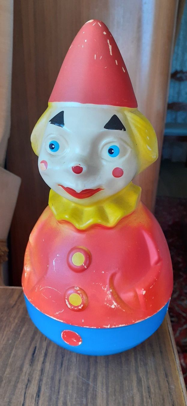 Bambole: Clown Stehaufmännchen Nr.1 – Usato da Mörschwil venduto da antiksalon 5