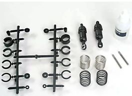 Traxxas 4260 Amortisseurs Avant Noirs Courts Complets (2)