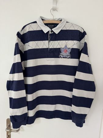 Polo Jeans Co. Ralph, Rugby Shirt XXL, Vintage, Gestreift.