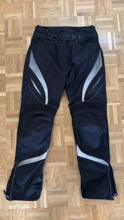 Probiker Motorradhose Damen schwarz Grösse 40