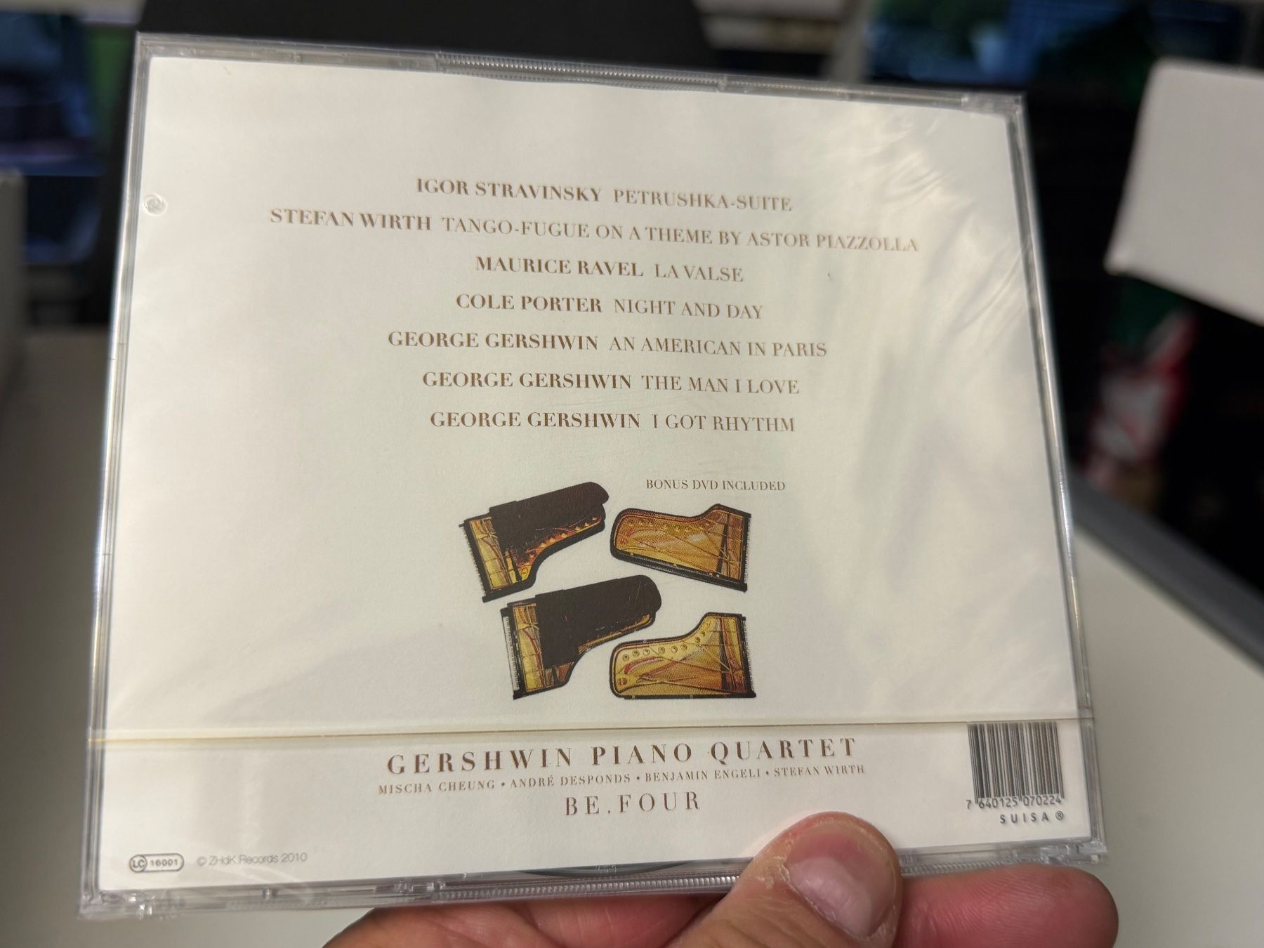 CD: Gershwin Piano Quartet - ZHdK - HG41B – Nuovo e nell'imballaggio originale da Küsnacht ZH venduto da JazzRecords 1