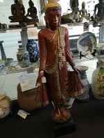 Buddha Figur stehend Schmuckkleid Mandalay Thailand 19.Jahrh