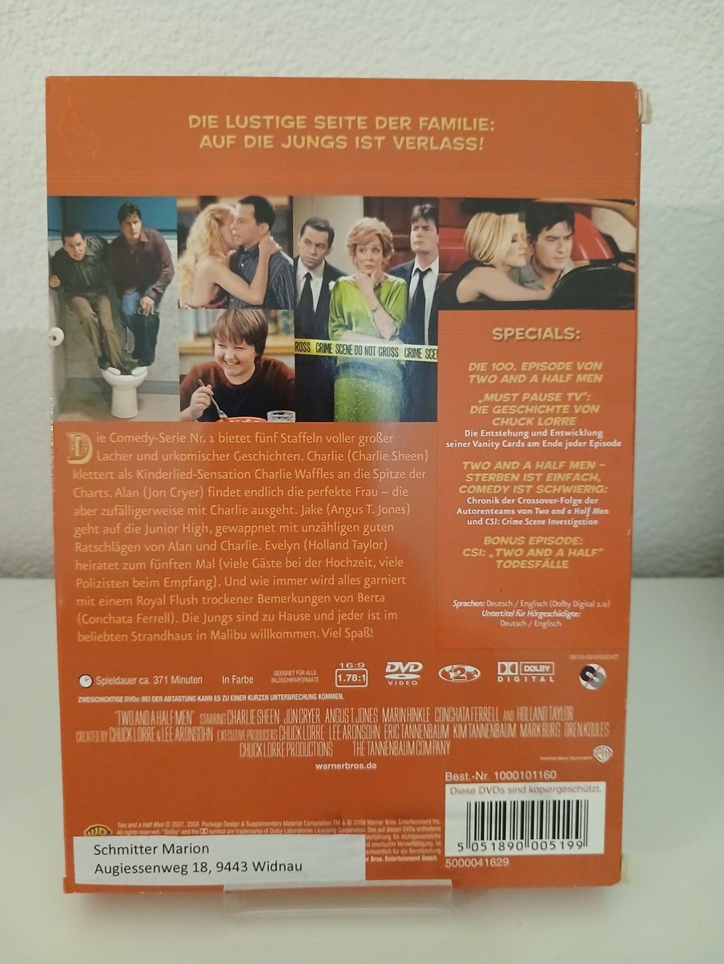 Tutti i DVDs: Two and a half Man/Staffel 5 – Nuovo e nell'imballaggio originale da St. Margrethen SG venduto da SamusAran 1
