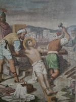 altes Gemälde Jesus
