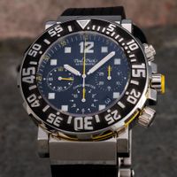 Paul Picot C-Type Plongeur Chronograph - NOS - Full Set