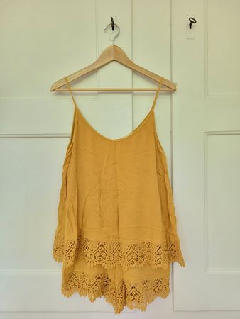 Jumpsuit Senfgelb