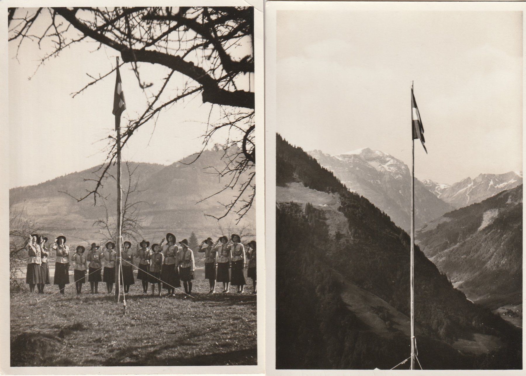 Cartoline postali: 4 Ak Pfadilager – Usato da Rorschacherberg venduto da fratovi2