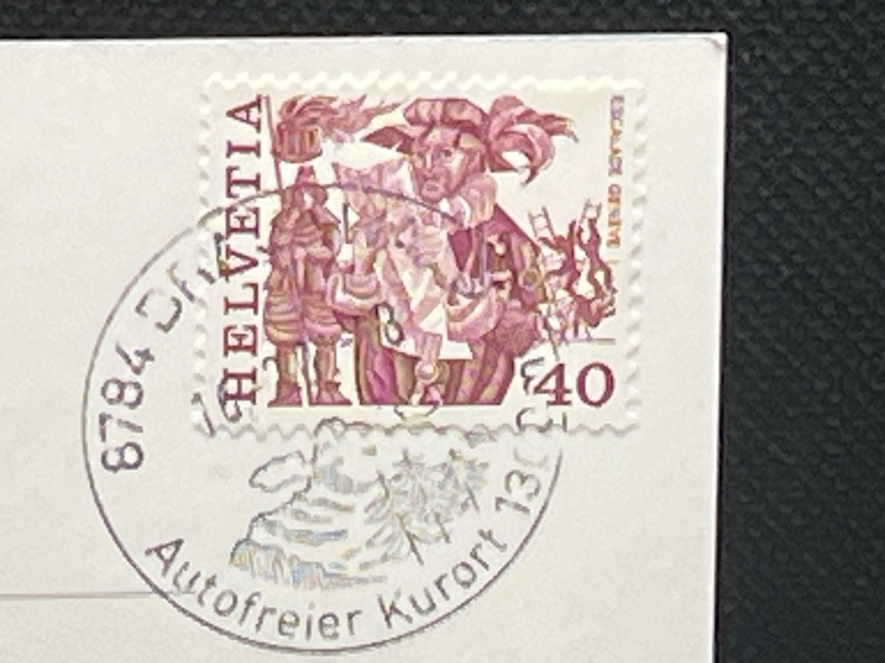 Ansichtskarten: Braunwald 1300 - 1900m – Gebraucht aus Widnau von Brusi9 1