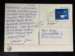 Schweiz 2002 AK Saint-Ursanne 70 Rp. 100 J. SBB EF