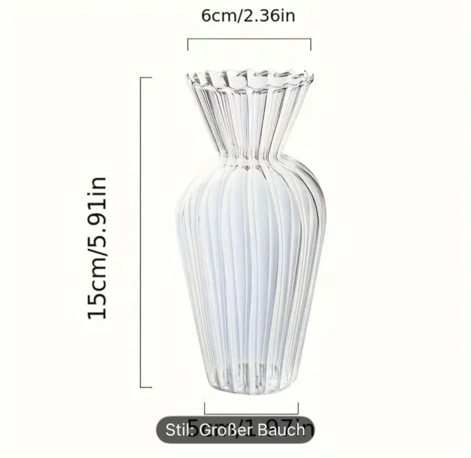 Vasi & Recipienti: 6x 3er-Set Blumenvase aus Glas – Usato da Olten venduto da MattRed 1