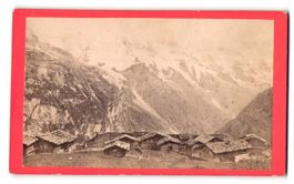 Fotografie Mürren, alte Holzhütte im O