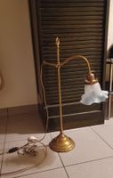 Antike Jugendstil-Tischlampe, Messing