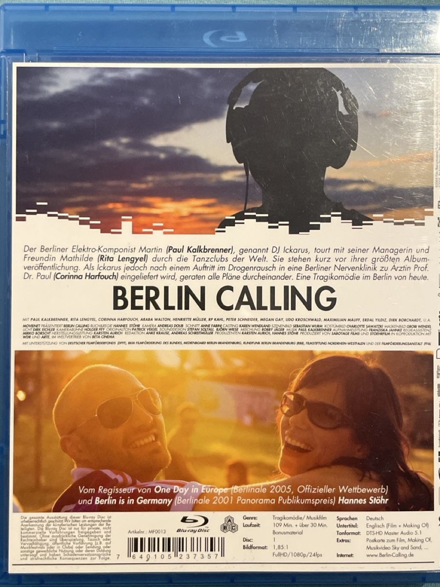 Tutti i DVDs: Berlin Calling (2008) – Usato da Waldenburg venduto da Gonzo8 1