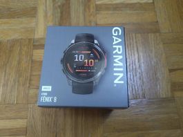NEU: Garmin Fenix 8, 47 mm, AMOLED, Schiefergrau / Schwarz