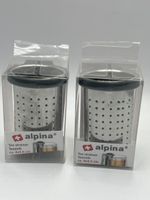 Alpina Teesieb, 2 Stk., Edelstahl, Neu, OVP, Wintertee!