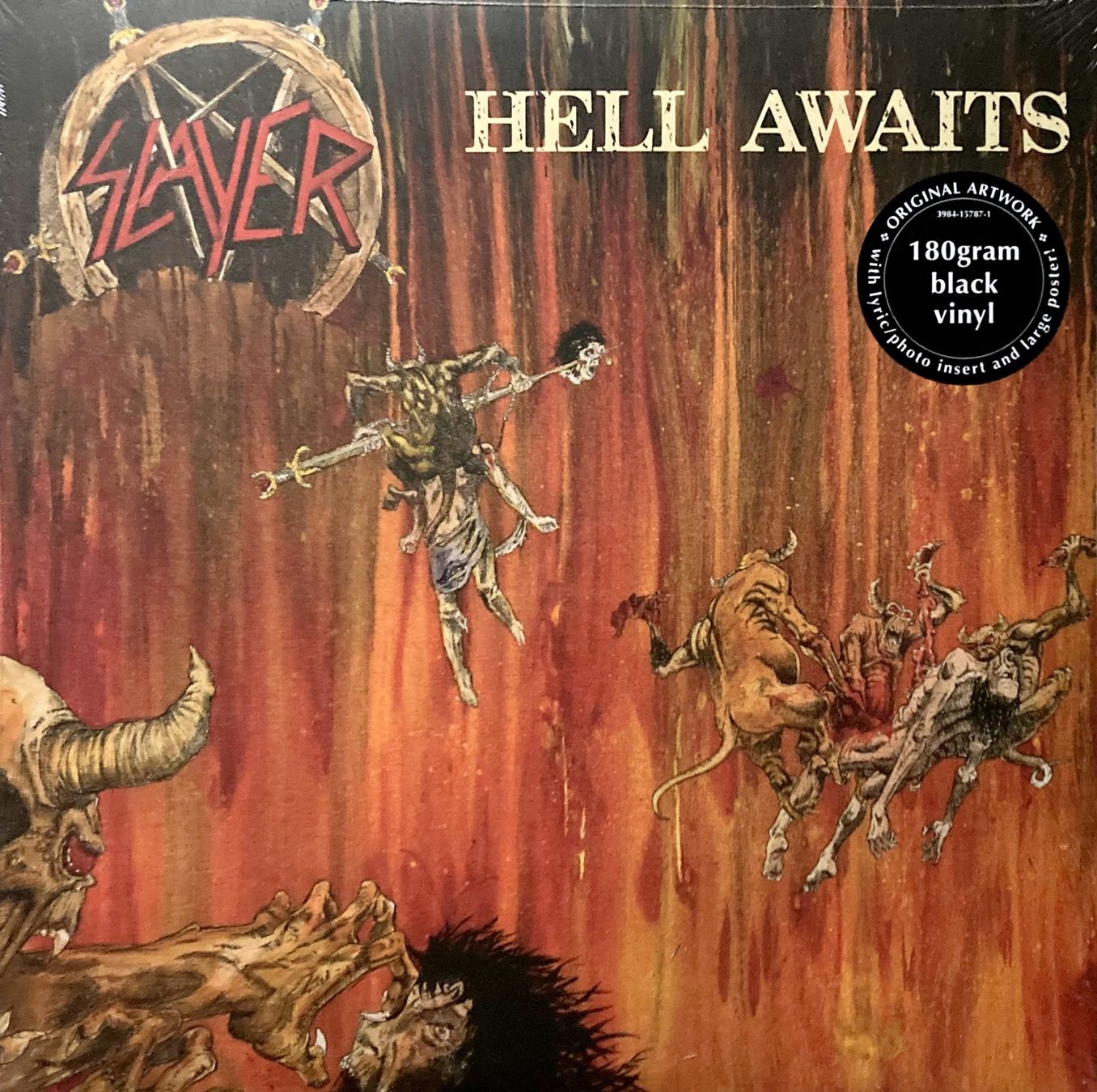 Schallplatten: SLAYER - HELL AWAITS – Neu und originalverpackt aus Bottens von hotter-than-hell