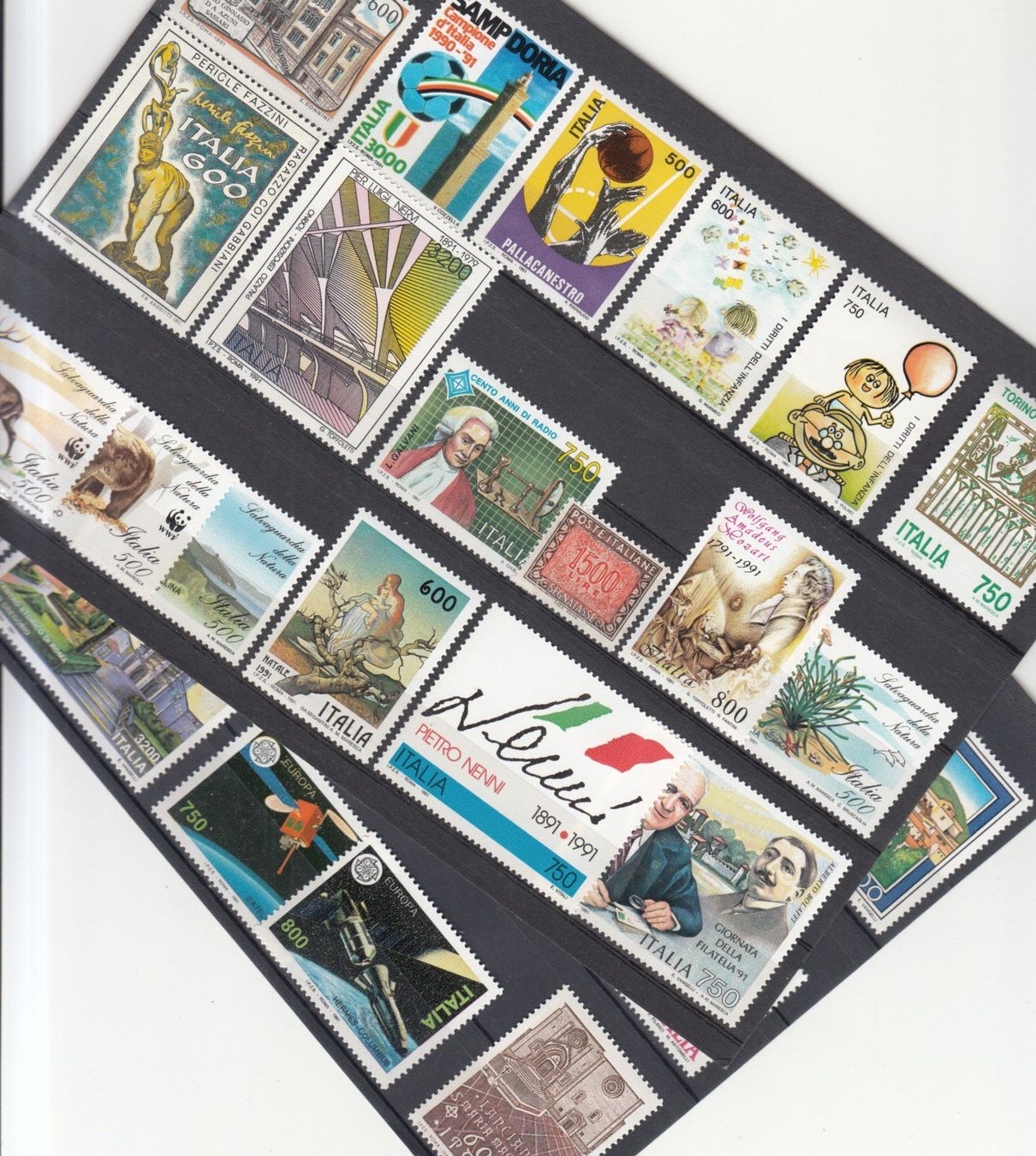 Alle Briefmarken: Italien 1991 postfrisch – Gebraucht aus Bürglen TG von StampGraf