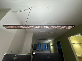 RIBAG MESH LED-Pendelleuchte 151cm Schwarz DALI (9800lm)