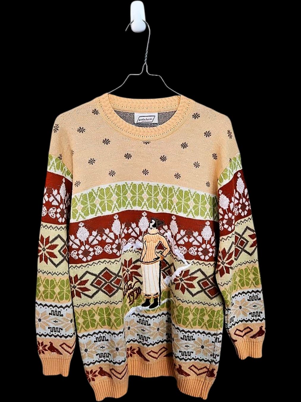 Maglioni & Felpe: Paola Davoli italienischer Wollmischgewebe-Pullover mit – Usato da Zug venduto da vinokilo 1