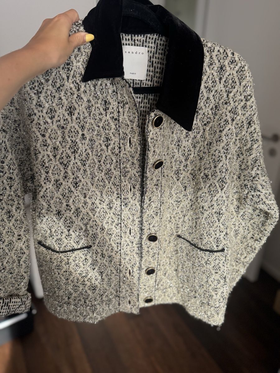 Sandro Vestes: Sandro Jacke Strickjacke Jacket Size 2 – D'occasion à Zürich par vivianenana 2