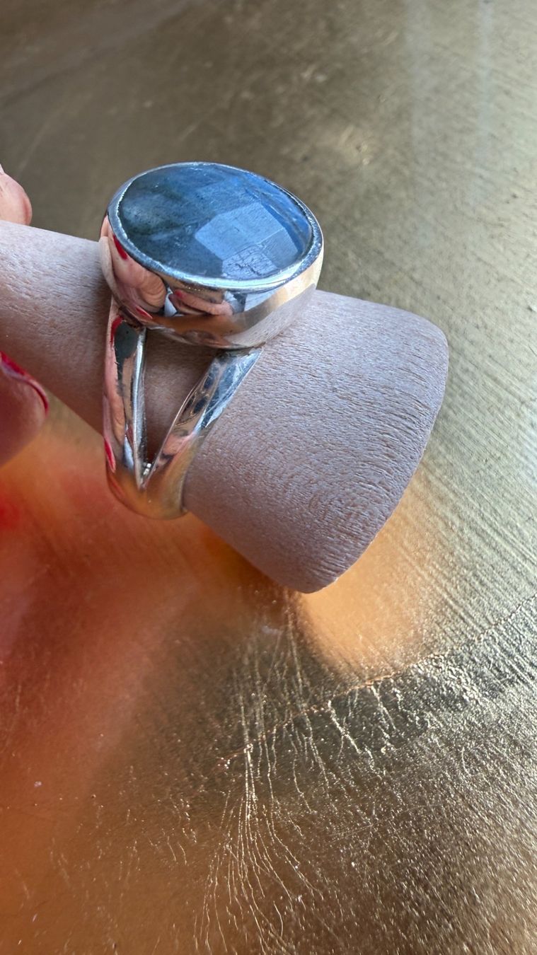 Anelli: 925 Silber Labradoritring – Nuovo e nell'imballaggio originale da Maienfeld venduto da Cmicky 6