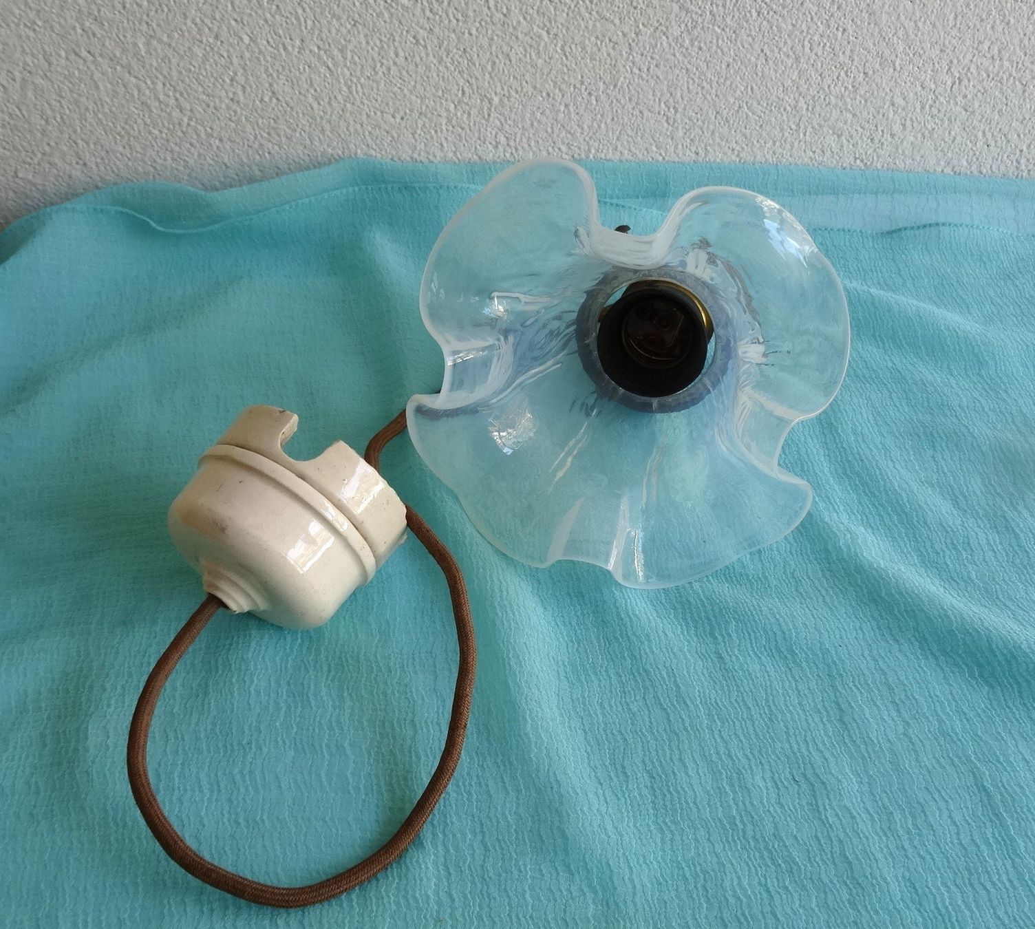 Lampade: Jugendstil Cloche Lampe – Usato da Minusio venduto da Mer66 6